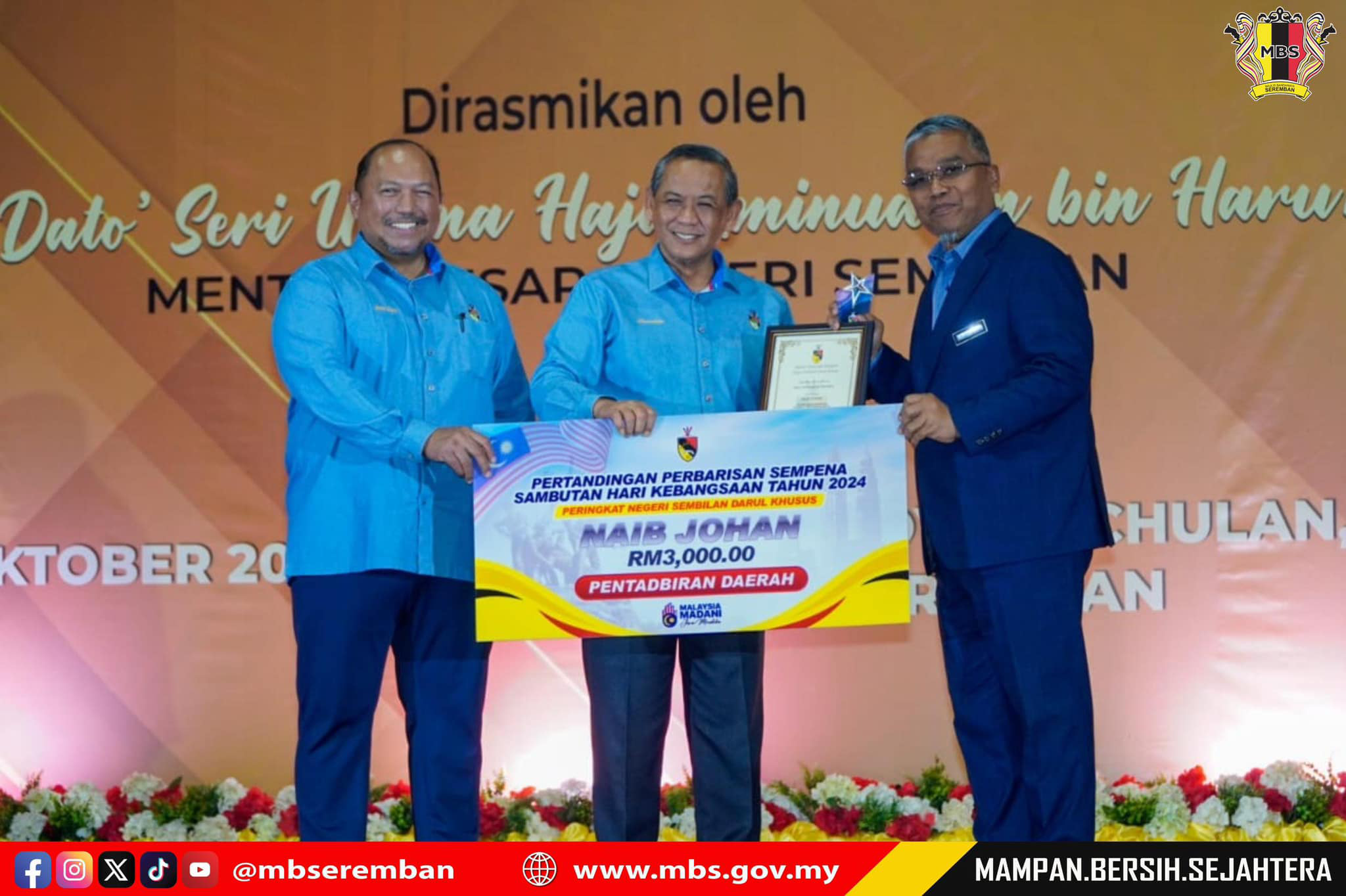 MAJLIS APRESIASI HARI KEBANGSAAN DAN INOVASI PERINGKAT NEGERI SEMBILAN