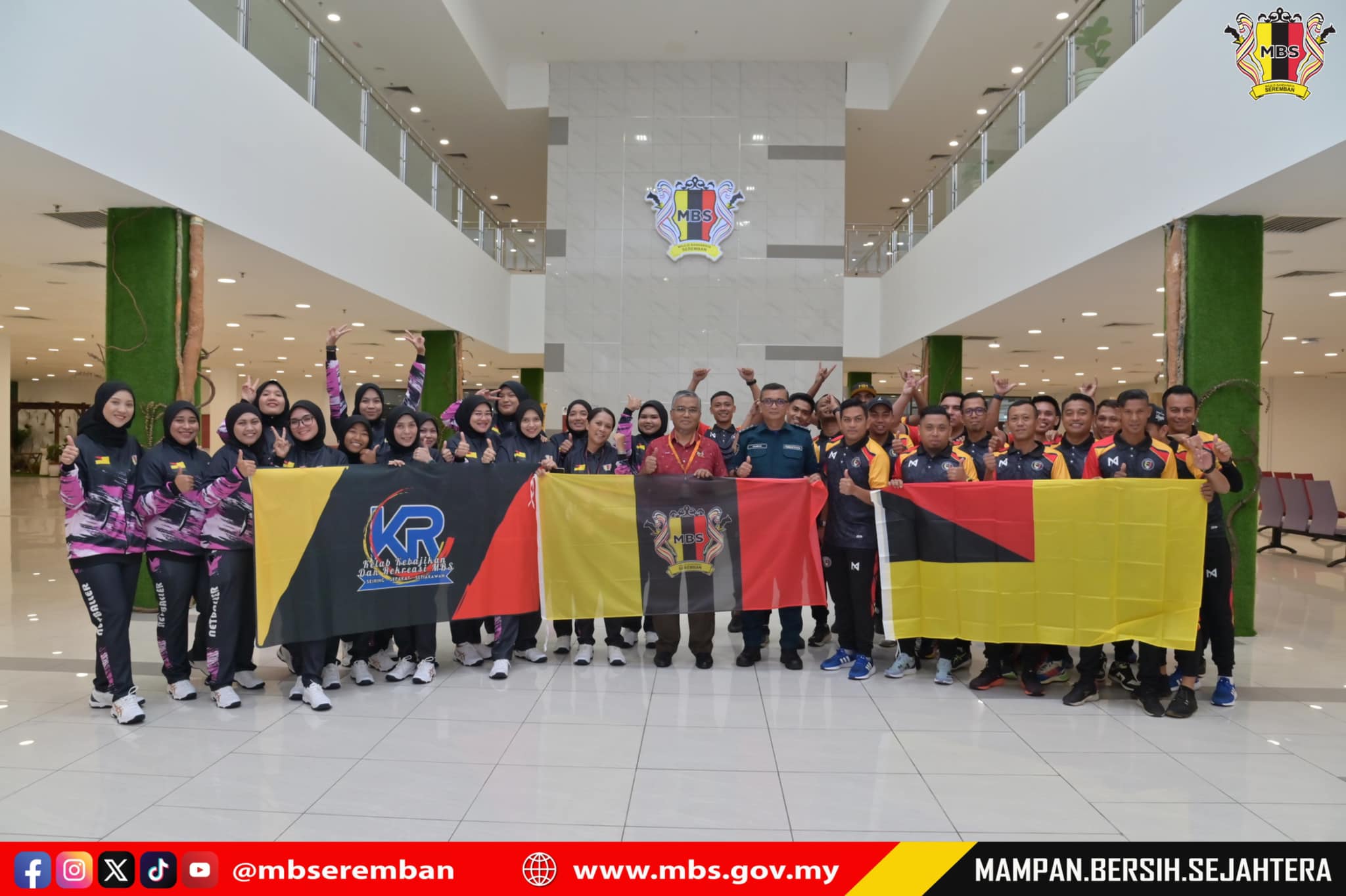 SELAMAT BERJUANG SKUAD BOLA SEPAK & BOLA JARING MBS DI SUKAN MALA