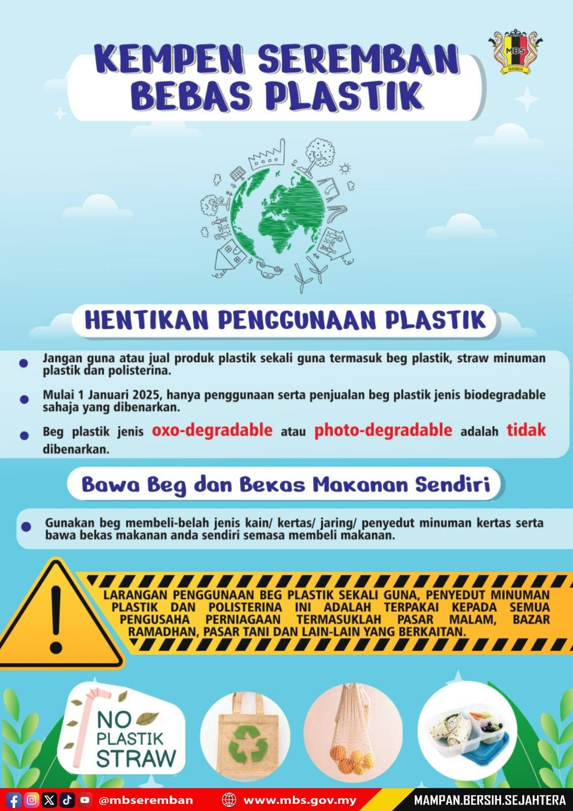 KEMPEN SEREMBAN BEBAS PLASTIK
