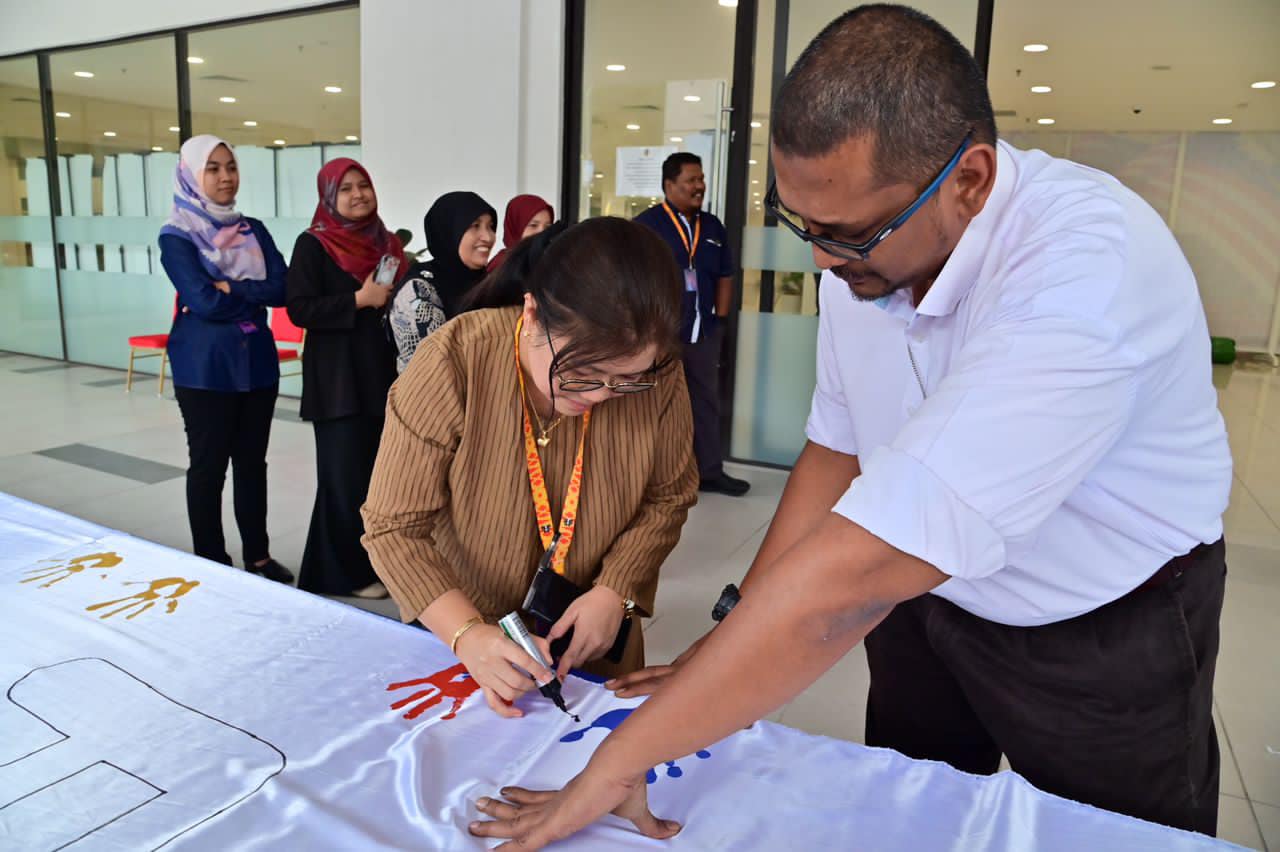 Sesi Perasmian "Hand Print" Hari Kemerdekaan Majlis Bandaraya Seremban Tahun 2023.