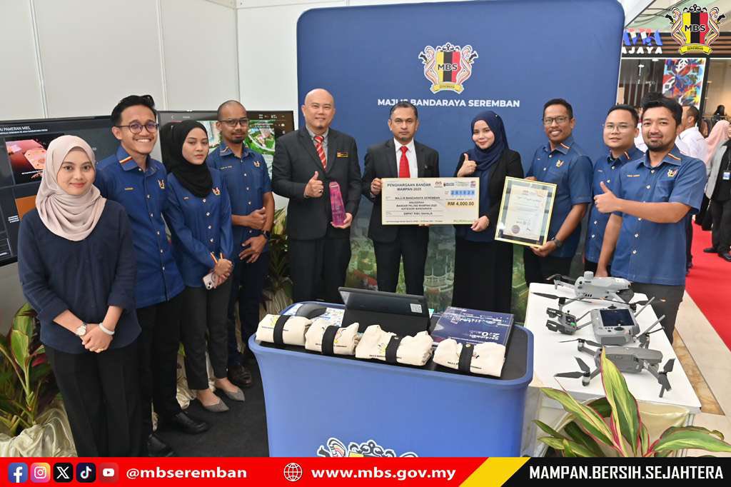 BANDARAYA SEREMBAN TERIMA PENGHARGAAN BANDARAYA PALING MAMPAN 2025