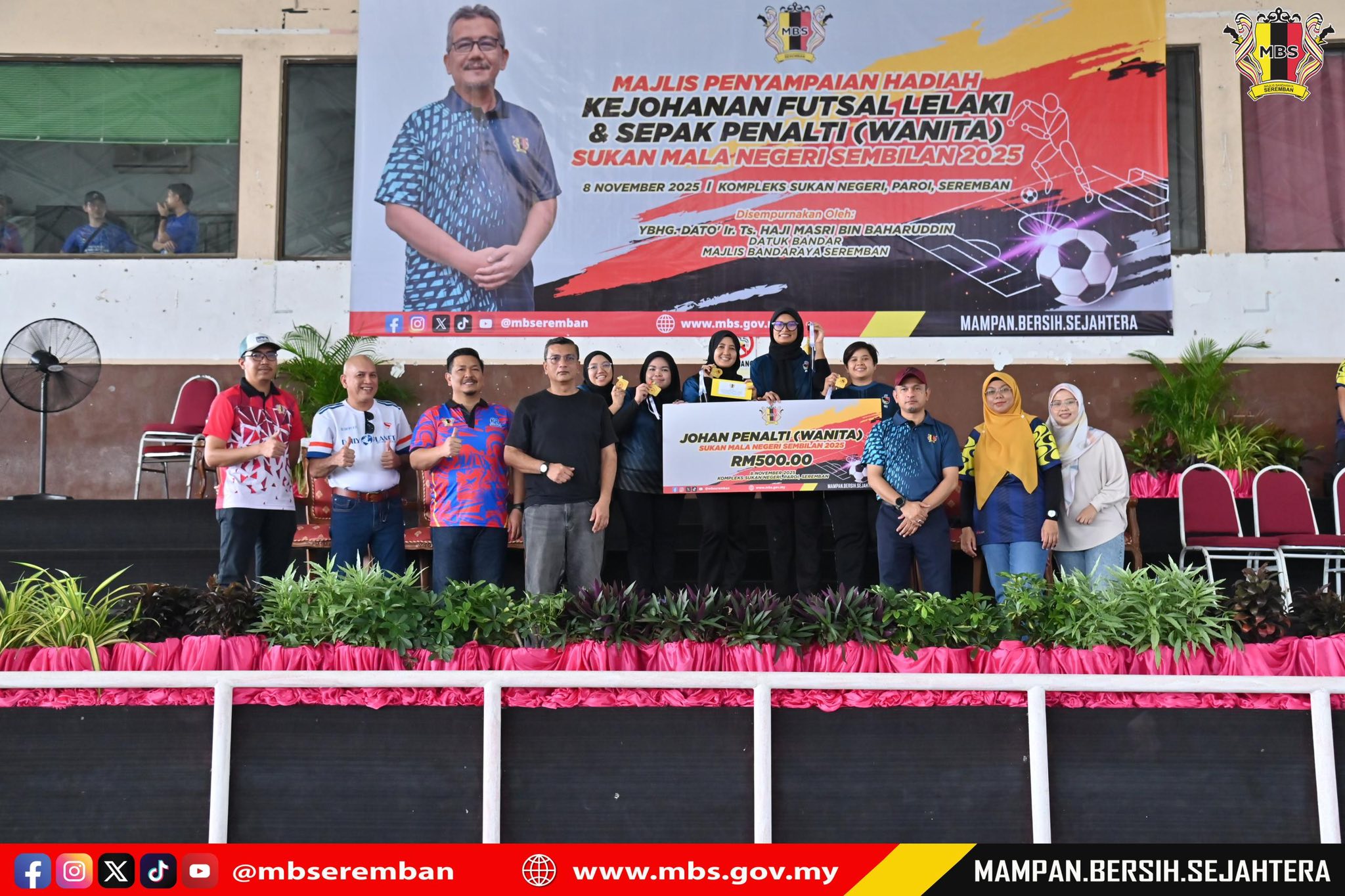 KEJOHANAN FUTSAL LELAKI & SEPAK PENALTI WANITA SUKAN MALA NEGERI SEMBILAN 2025
