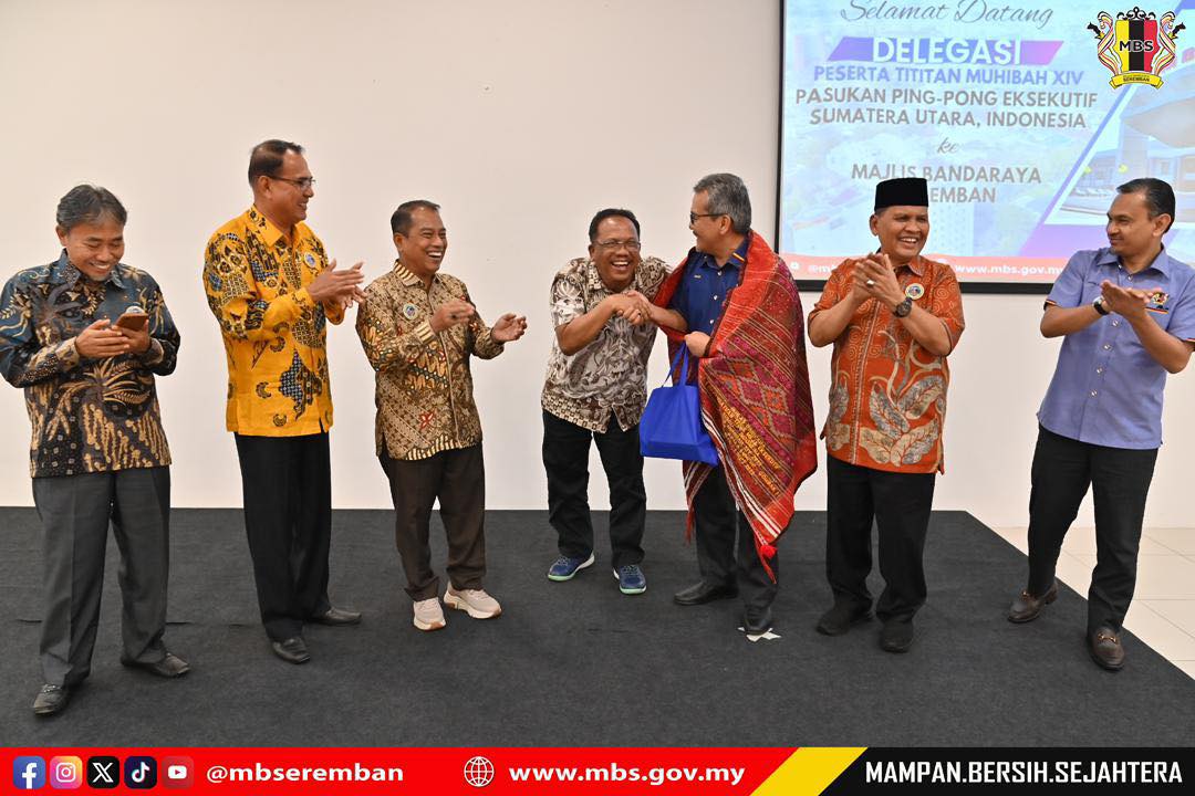 KUNJUNGAN HORMAT LAWATAN DELEGASI DARIPADA PASUKAN TENIS MEJA EKSEKUTIF SUMUT, INDONESIA