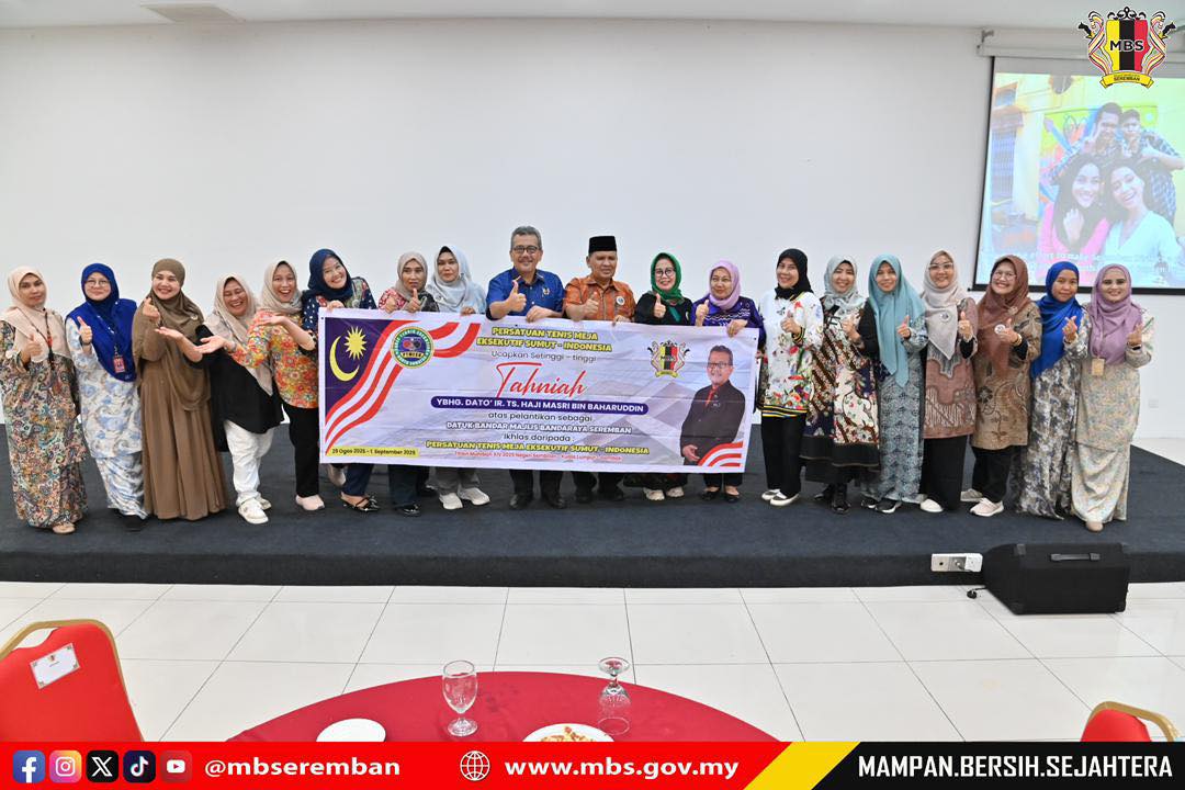 KUNJUNGAN HORMAT LAWATAN DELEGASI DARIPADA PASUKAN TENIS MEJA EKSEKUTIF SUMUT, INDONESIA