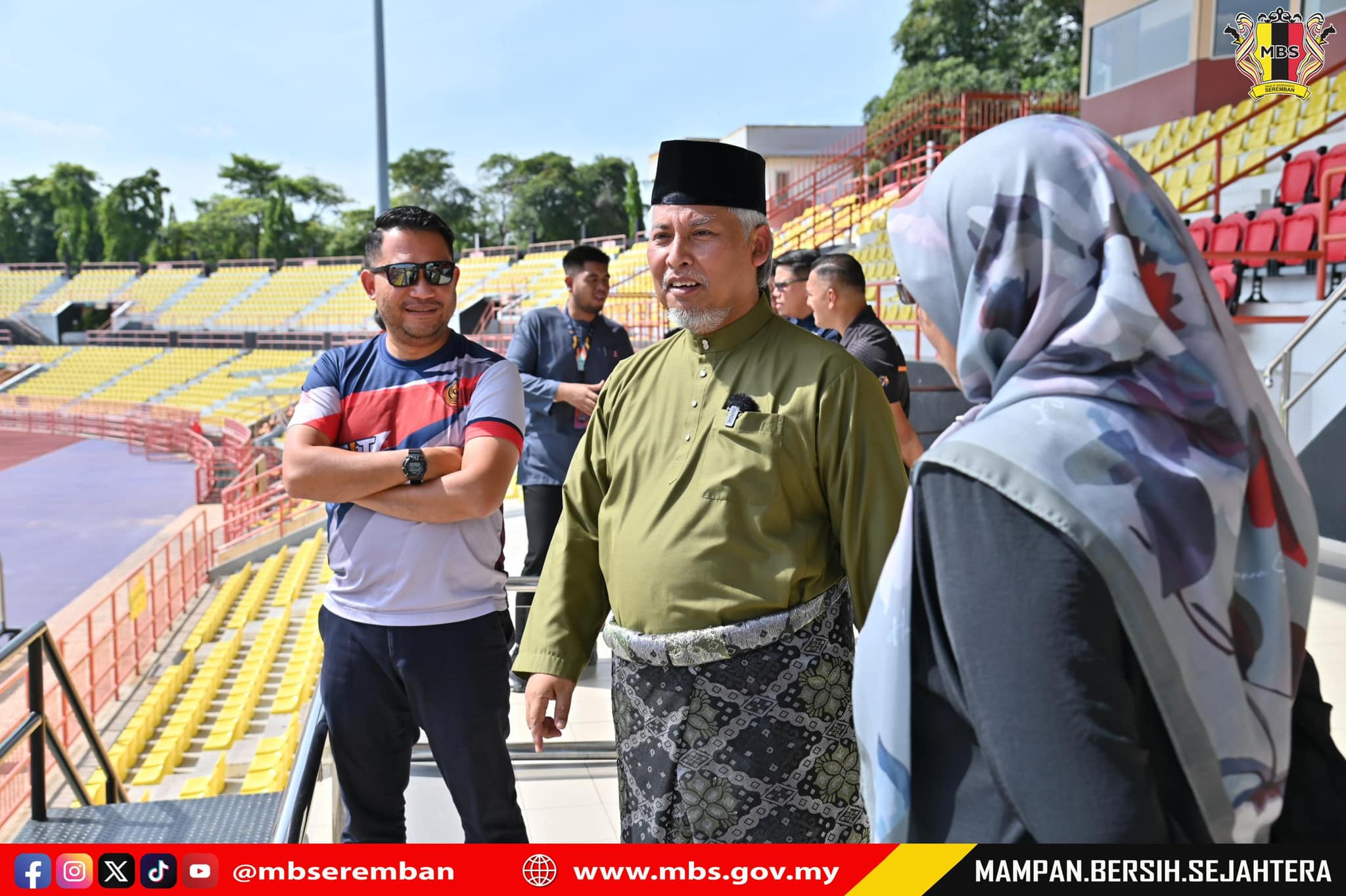 KUNJUNGAN HORMAT DARI KEMENTERIAN BELIA DAN SUKAN