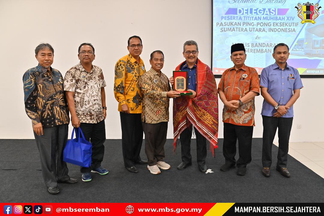 KUNJUNGAN HORMAT LAWATAN DELEGASI DARIPADA PASUKAN TENIS MEJA EKSEKUTIF SUMUT, INDONESIA