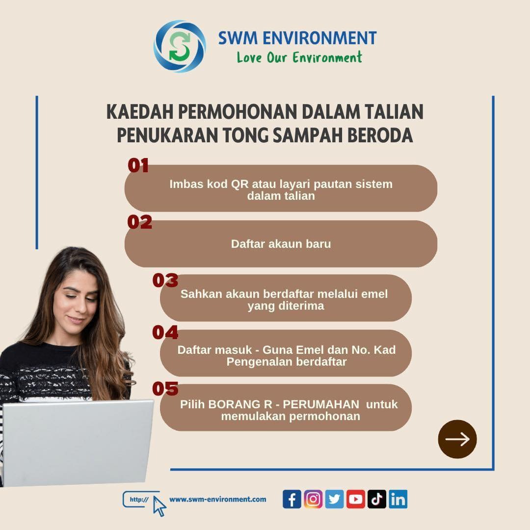 KAEDAH PERMOHONAN PENUKARAN TONG SAMPAH 