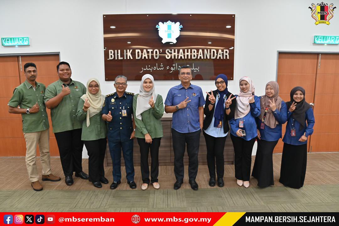 LAWATAN KERJA DELEGASI MAJLIS PERBANDARAN JEMPOL KE MAJLIS BANDARAYA SEREMBAN