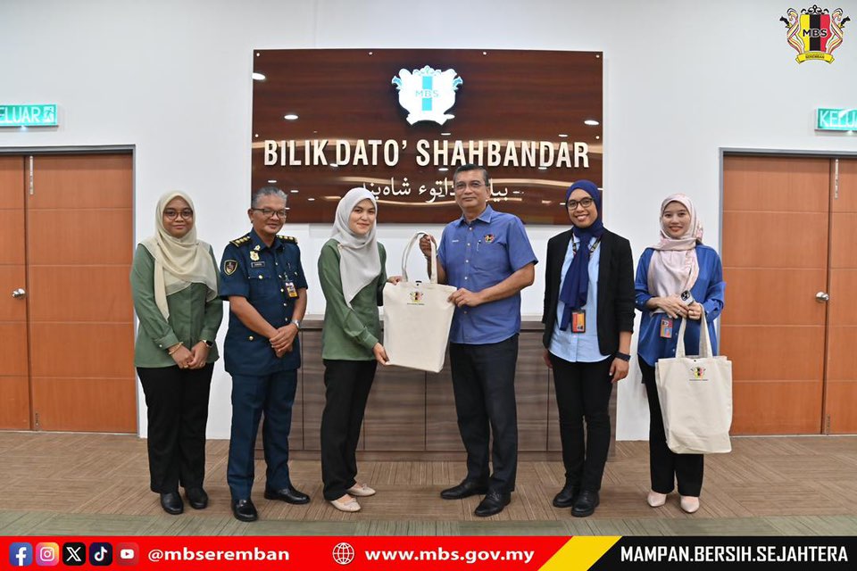 LAWATAN KERJA DELEGASI MAJLIS PERBANDARAN JEMPOL KE MAJLIS BANDARAYA SEREMBAN