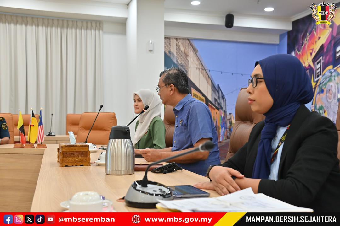 LAWATAN KERJA DELEGASI MAJLIS PERBANDARAN JEMPOL KE MAJLIS BANDARAYA SEREMBAN