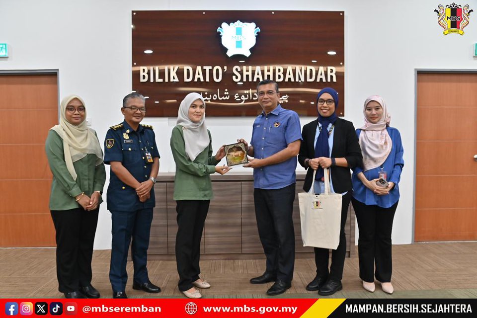 LAWATAN KERJA DELEGASI MAJLIS PERBANDARAN JEMPOL KE MAJLIS BANDARAYA SEREMBAN