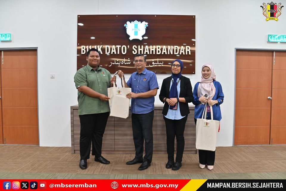 LAWATAN KERJA DELEGASI MAJLIS PERBANDARAN JEMPOL KE MAJLIS BANDARAYA SEREMBAN