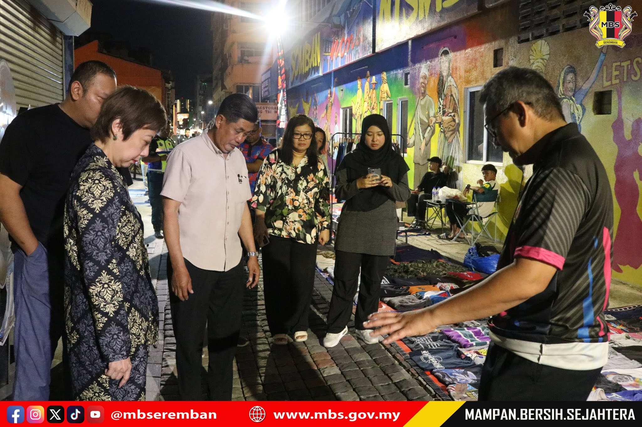 LAWATAN KERJA KE LORONG SENI SEREMBAN BAGI TUJUAN PENAMBAHBAIKAN