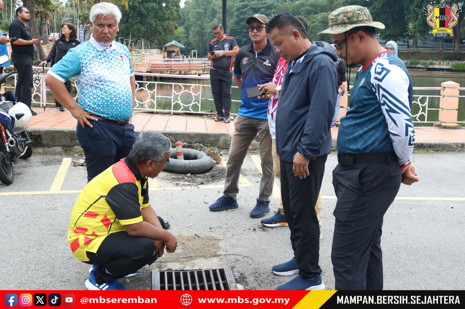 LAWATAN TURUN PADANG DATUK BANDAR KE TAMAN TASIK SEREMBAN, LORONG SENI SEREMBAN DAN MYKIOSK JALAN UTAM SINGH