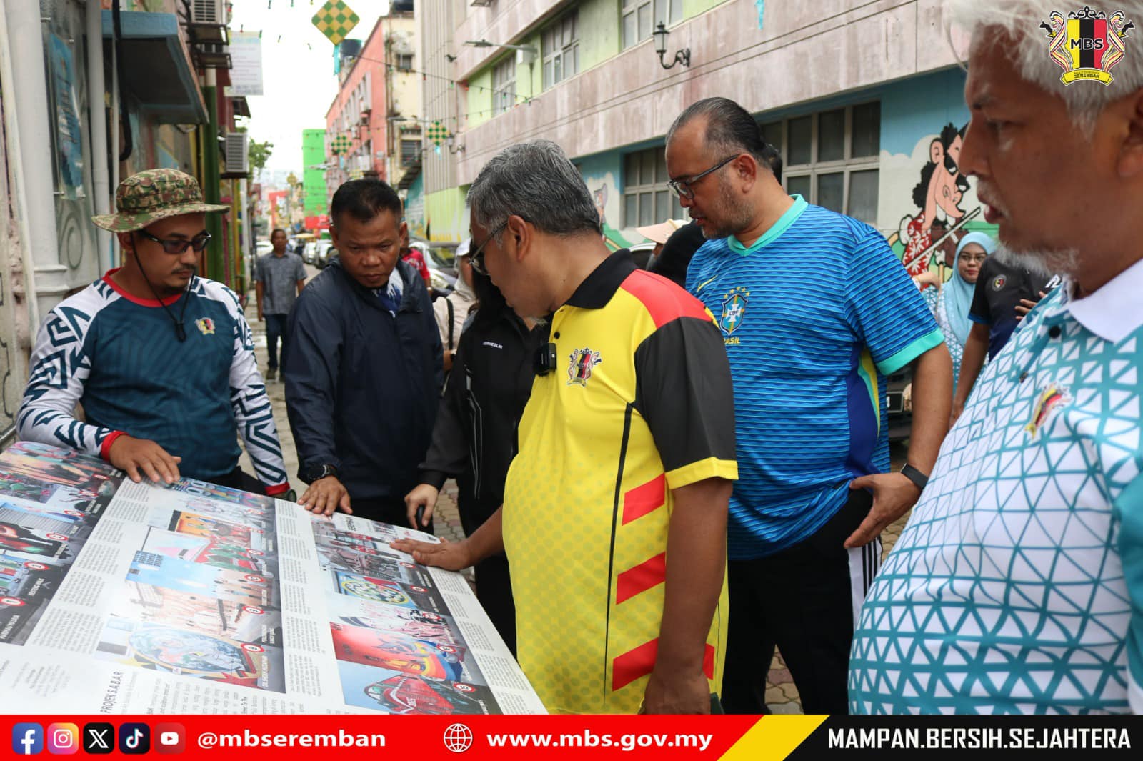 LAWATAN TURUN PADANG DATUK BANDAR KE TAMAN TASIK SEREMBAN, LORONG SENI SEREMBAN DAN MYKIOSK JALAN UTAM SINGH