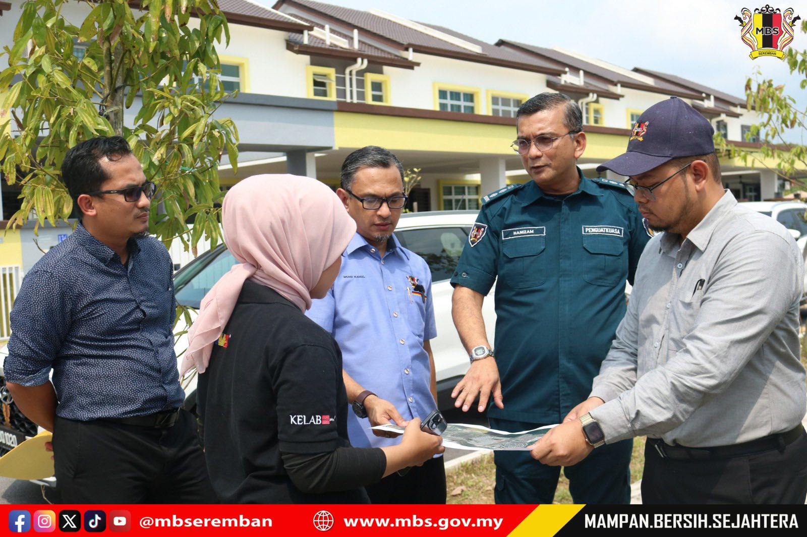 LAWATAN TURUN PADANG TUAN SETIAUSAHA KE TAMAN BUKIT SENAWANG PERDANA