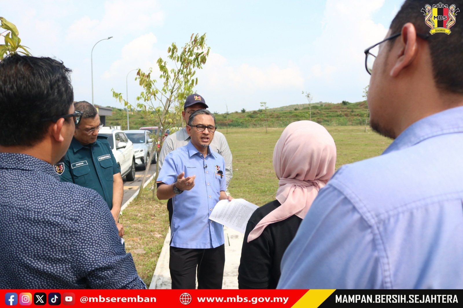 LAWATAN TURUN PADANG TUAN SETIAUSAHA KE TAMAN BUKIT SENAWANG PERDANA