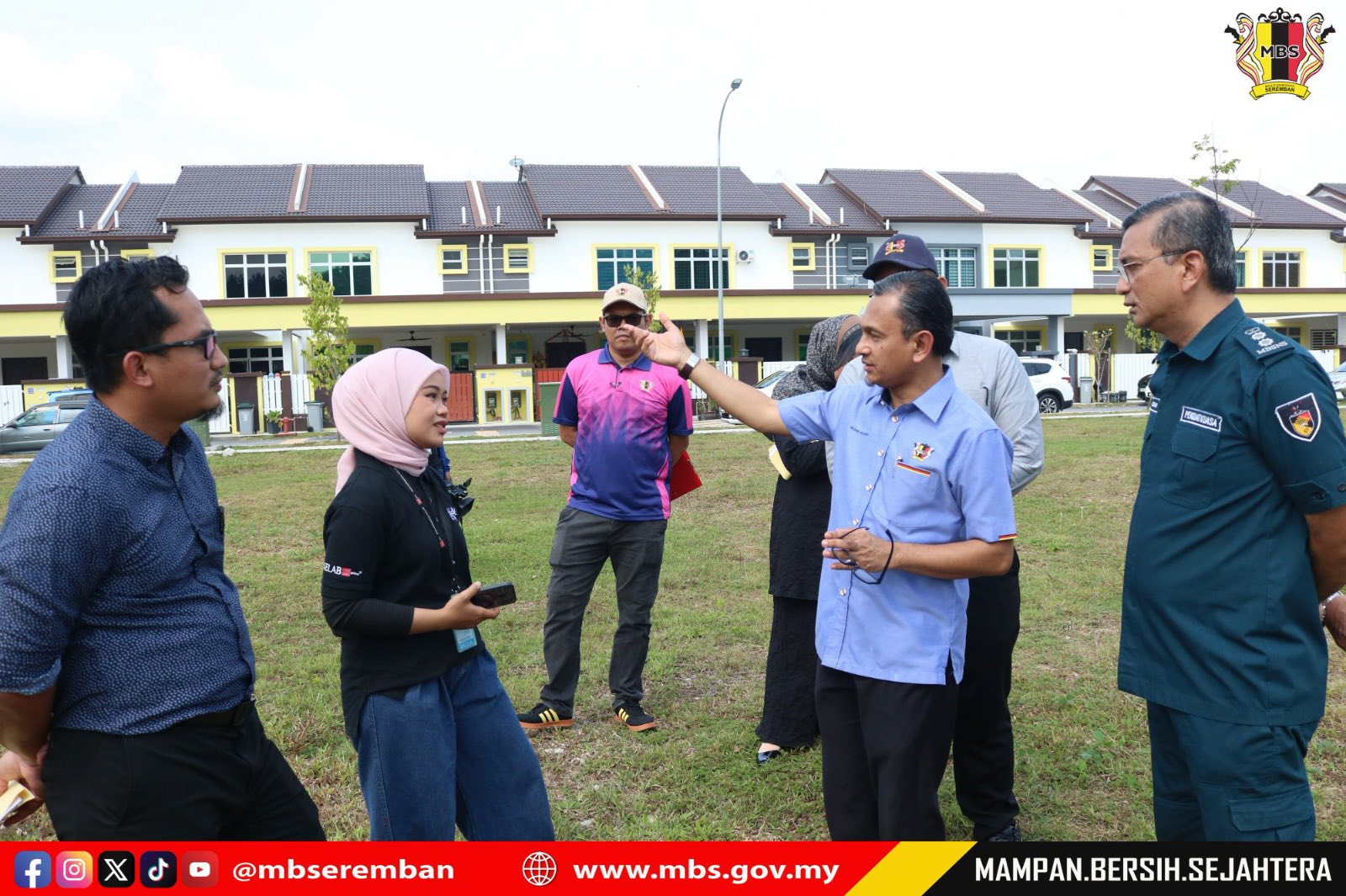 LAWATAN TURUN PADANG TUAN SETIAUSAHA KE TAMAN BUKIT SENAWANG PERDANA