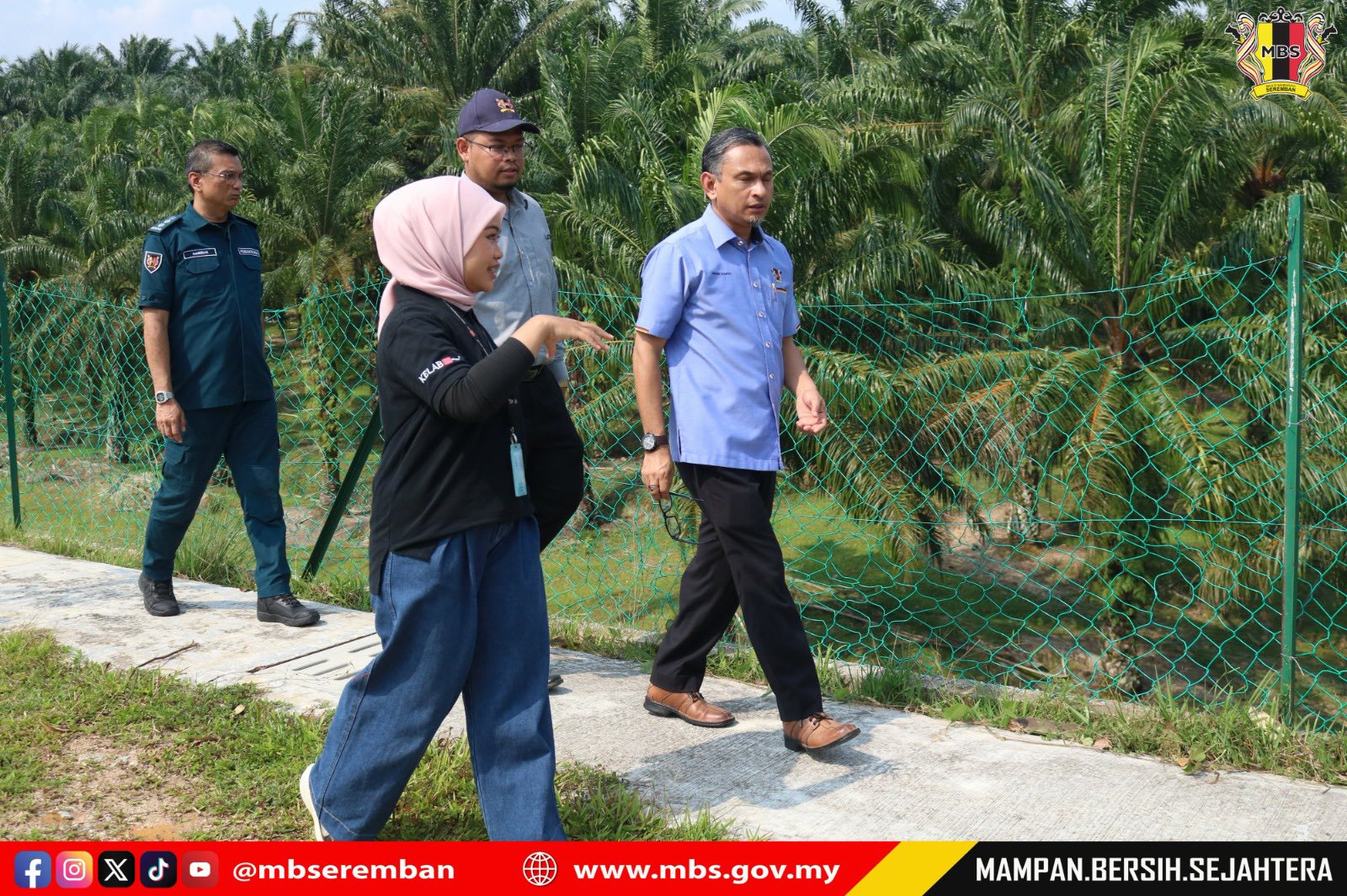 LAWATAN TURUN PADANG TUAN SETIAUSAHA KE TAMAN BUKIT SENAWANG PERDANA
