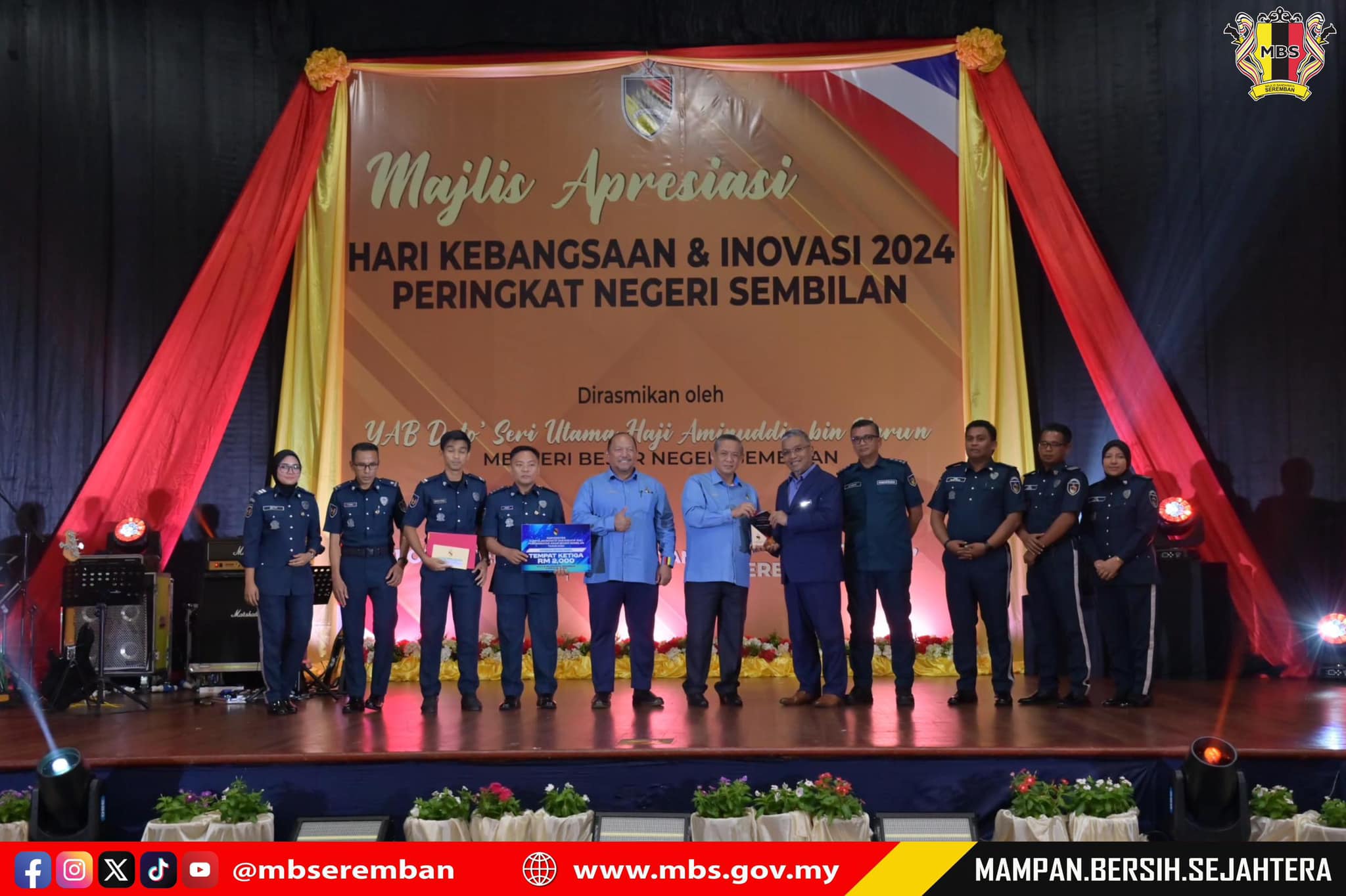 MAJLIS APRESIASI HARI KEBANGSAAN DAN INOVASI PERINGKAT NEGERI SEMBILAN