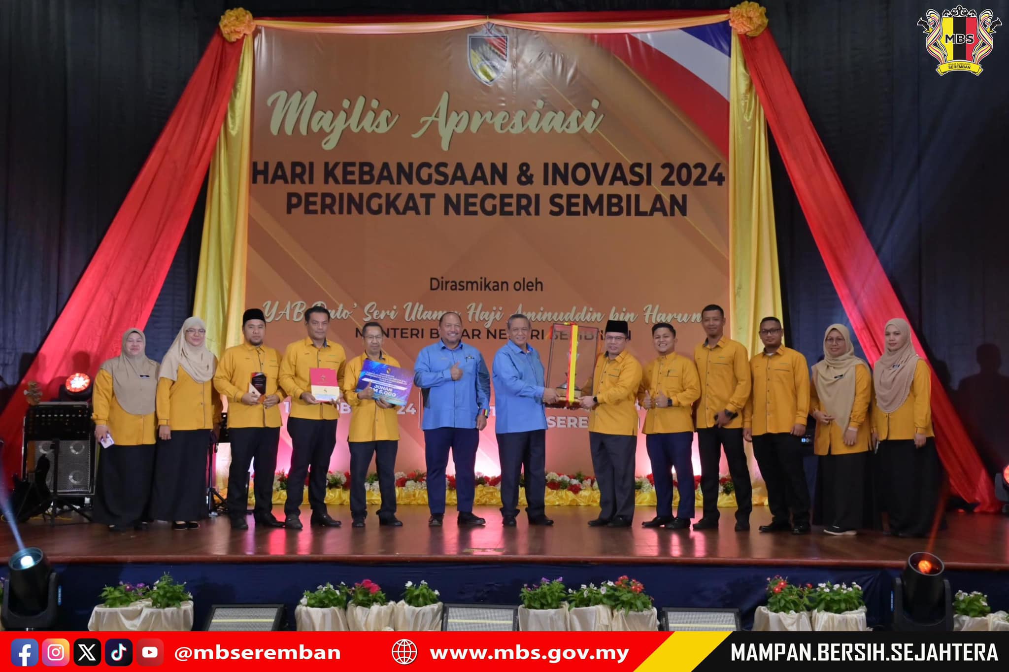 MAJLIS APRESIASI HARI KEBANGSAAN DAN INOVASI PERINGKAT NEGERI SEMBILAN