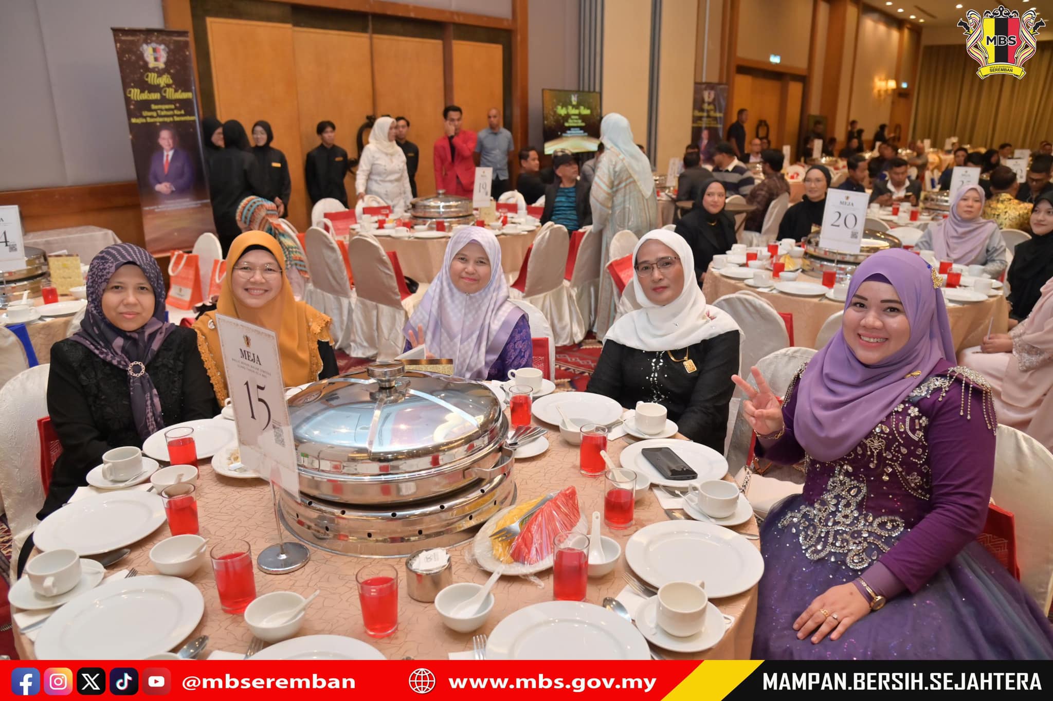 MAJLIS MAKAN MALAM SEMPENA ULANG TAHUN KE-4 MAJLIS BANDARAYA SEREMBAN