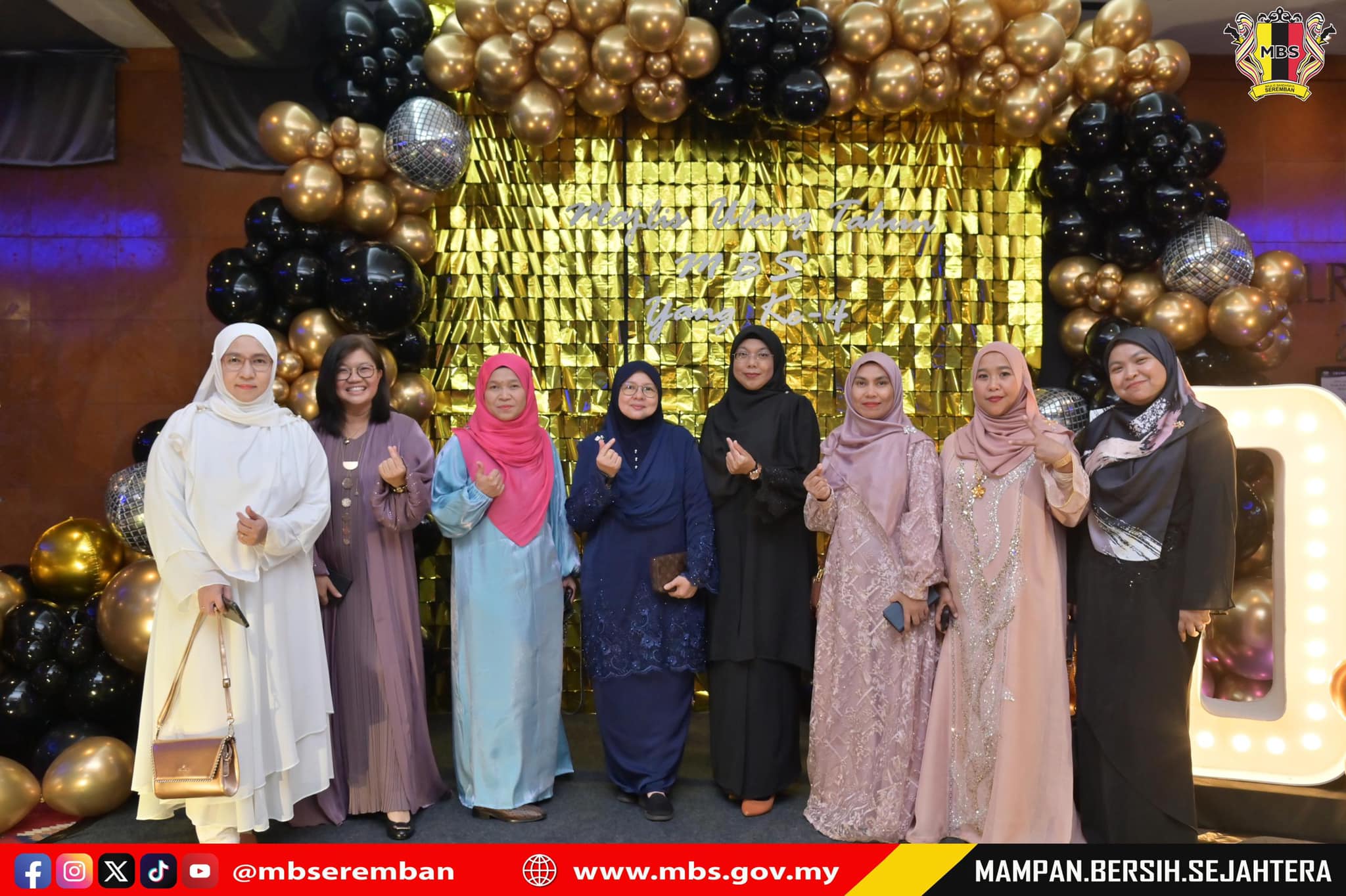 MAJLIS MAKAN MALAM SEMPENA ULANG TAHUN KE-4 MAJLIS BANDARAYA SEREMBAN