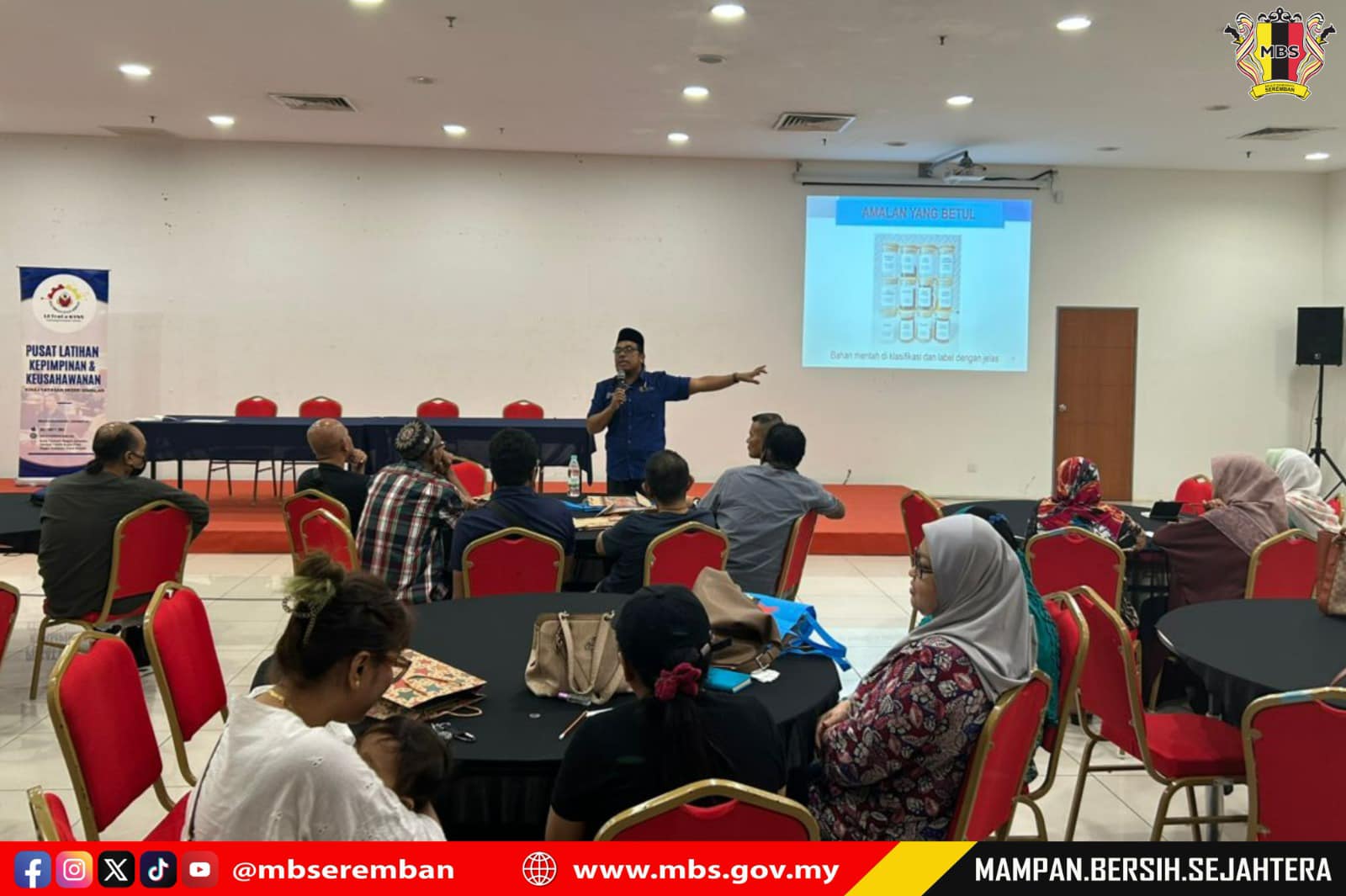 PROGRAM PEMBANGUNAN USAHAWAN LATIHAN KEPIMPINAN DAN KEUSAHAWANAN PENIAGA GERAI MAJLIS BANDARAYA SEREMBAN