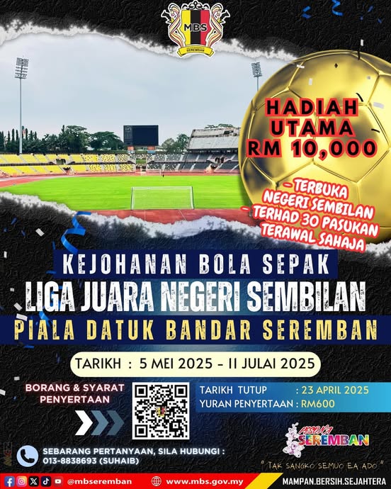 Pertandingan Bola Sepak Piala Datuk Bandar 2025