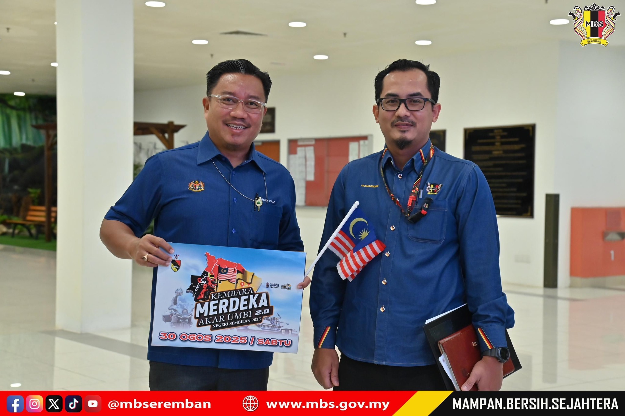 SUMBANGAN BENDERA MALAYSIA (JALUR GEMILANG) SEMPENA PROGRAM KEMBARA MERDEKA AKAR UMBI NEGERI SEMBILAN 2025
