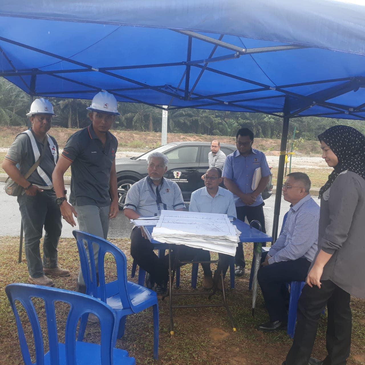 TINJAUAN LOKASI TERKESAN BANJIR DI SEKITAR NILAI