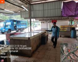 LOKASI :   1) PASAR BESAR SEREMBAN. 2) PASAR AWAM SEMENTARA AMPANGAN, SEREMBAN 3) PASAR AWAM RASAH JAYA, SEREMBAN 4) PASAR AWAM PEKAN MANTIN. 5) PASAR AWAM TAMAN SEMARAK NILAI.