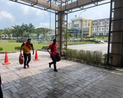 KURSUS KEBAKARAN BERSAMA AHLI PASUKAN TINDAKAN KECEMASAN (EMERGENCY RESPONSE TEAM, ERT) PEJABAT MAJLIS BANDARAYA SEREMBAN CAWANGAN NILAI