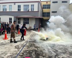 KURSUS KEBAKARAN BERSAMA AHLI PASUKAN TINDAKAN KECEMASAN (EMERGENCY RESPONSE TEAM, ERT) PEJABAT MAJLIS BANDARAYA SEREMBAN CAWANGAN NILAI