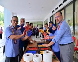 SESI PERASMIAN "HAND PRINT" HARI KEMERDEKAAN MAJLIS BANDARAYA SEREMBAN TAHUN 2023