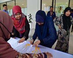 SESI PERASMIAN "HAND PRINT" HARI KEMERDEKAAN MAJLIS BANDARAYA SEREMBAN TAHUN 2023