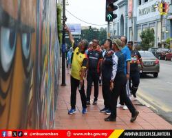 LAWATAN TURUN PADANG DATUK BANDAR KE TAMAN TASIK SEREMBAN, LORONG SENI SEREMBAN DAN MYKIOSK JALAN UTAM SINGH