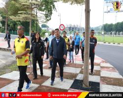 LAWATAN TURUN PADANG DATUK BANDAR KE TAMAN TASIK SEREMBAN, LORONG SENI SEREMBAN DAN MYKIOSK JALAN UTAM SINGH