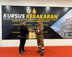 KURSUS KEBAKARAN BERSAMA AHLI PASUKAN TINDAKAN KECEMASAN (EMERGENCY RESPONSE TEAM (ERT)) WISMA MAJLIS BANDARAYA SEREMBAN 2024