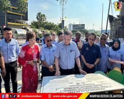 MAJLIS PENYERAHAN DAN PERASMIAN WAJAH BAHARU TEROWONG PEJALAN KAKI JALAN SUNGAI UJONG