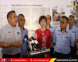 MAJLIS PENYERAHAN DAN PERASMIAN WAJAH BAHARU TEROWONG PEJALAN KAKI JALAN SUNGAI UJONG