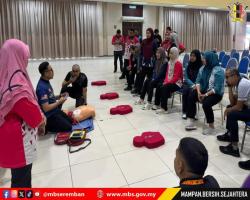 KURSUS KEMAHIRAN BASIC LIFE SUPPORT DAN PERANAN EMERGENCY RESPONSE TEAM (ERT) MAJLIS BANDARAYA SEREMBAN