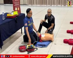 KURSUS KEMAHIRAN BASIC LIFE SUPPORT DAN PERANAN EMERGENCY RESPONSE TEAM (ERT) MAJLIS BANDARAYA SEREMBAN