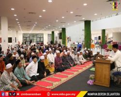 MAJLIS PERKONGSIAN ILMU USRAH BULANAN ANJURAN PEJABAT MENTERI BESAR NEGERI SEMBILAN