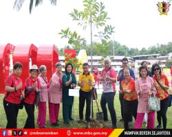 PROGRAM PEMBUDAYAAN LANDSKAP 2024 MOH GOTONG ROYONG HARI CUCI MALAYSIA SAMBIL TANAM POKOK, DATARAN LOBAK "HIJAUKAN LOBAK"