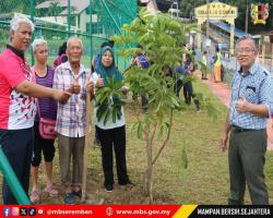 PROGRAM PEMBUDAYAAN LANDSKAP 2024 MOH GOTONG ROYONG HARI CUCI MALAYSIA SAMBIL TANAM POKOK, DATARAN LOBAK "HIJAUKAN LOBAK"