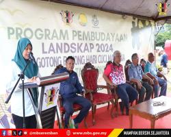 PROGRAM PEMBUDAYAAN LANDSKAP 2024 MOH GOTONG ROYONG HARI CUCI MALAYSIA SAMBIL TANAM POKOK, DATARAN LOBAK "HIJAUKAN LOBAK"