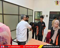 LAWATAN PELAJAR UITM KE MAJLIS BANDARAYA SEREMBAN