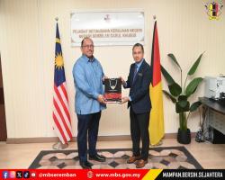 KUNJUNGAN HORMAT TUAN SETIAUSAHA MBS KE ATAS YB SETIAUSAHA KERAJAAN NEGERI SEMBILAN