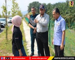 LAWATAN TURUN PADANG TUAN SETIAUSAHA KE TAMAN BUKIT SENAWANG PERDANA